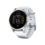 Смарт-годинник Garmin Epix Pro Gen 2 42mm Silver w. Whitestone Band (010-02802-00/01)