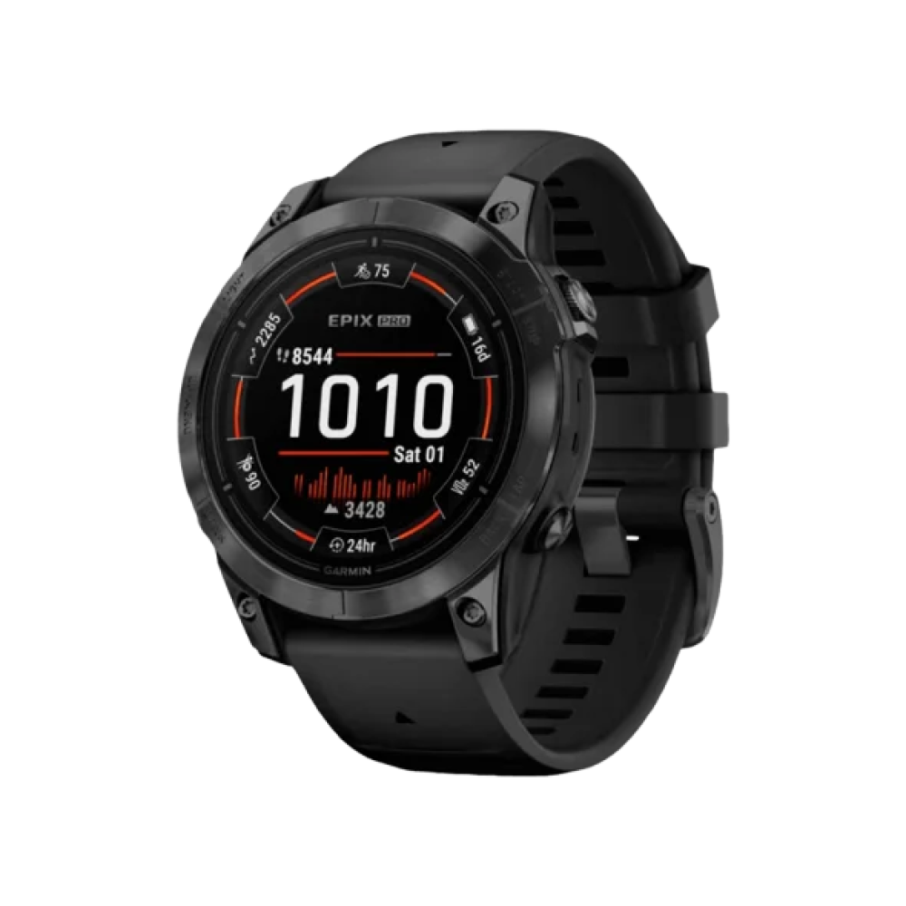 Смарт-годинник Garmin Epix Pro Gen 2 47mm Slate Gray w. Black Band (010-02803-00/01)