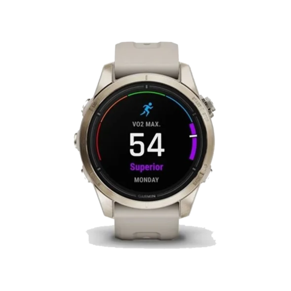 Смарт-годинник Garmin Epix Pro Gen 2 Sapphire 42mm Soft Gold w. Light S. Band (010-02802-10/11)