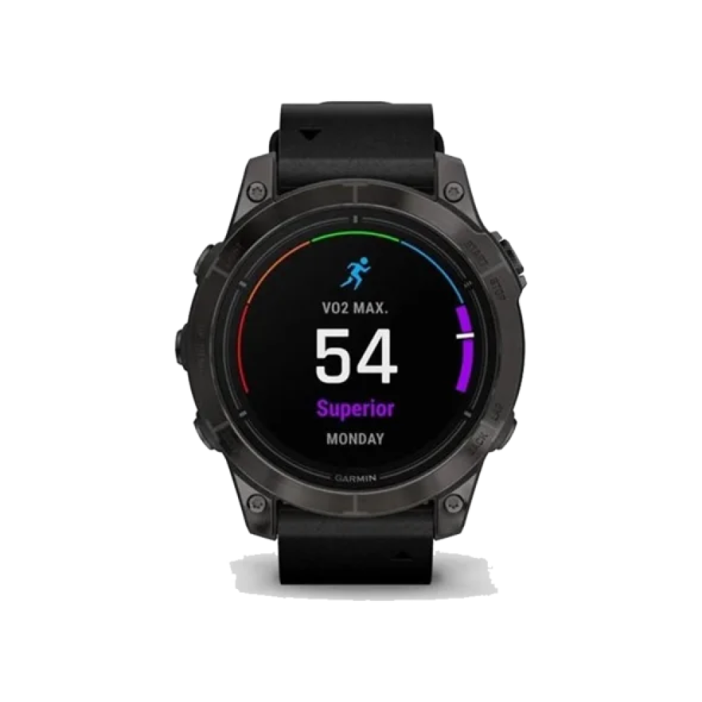 Смарт-годинник Garmin Epix Pro Gen 2 Sapphire 47mm Carbon G. DLC Tit. with B. Leather Band (010-02803-30)