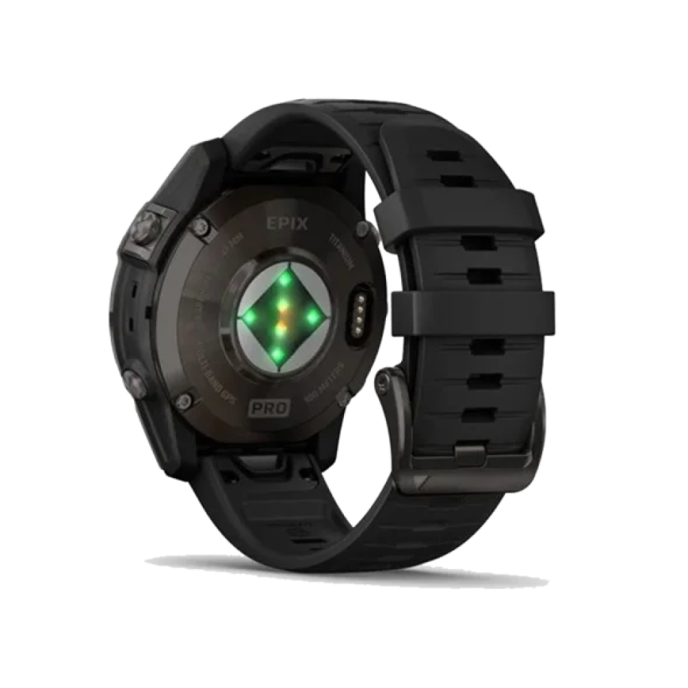 Смарт-годинник Garmin Epix Pro Gen 2 Sapphire 47mm Carbon G. DLC Tit. with Black Band (010-02803-10/11/54)
