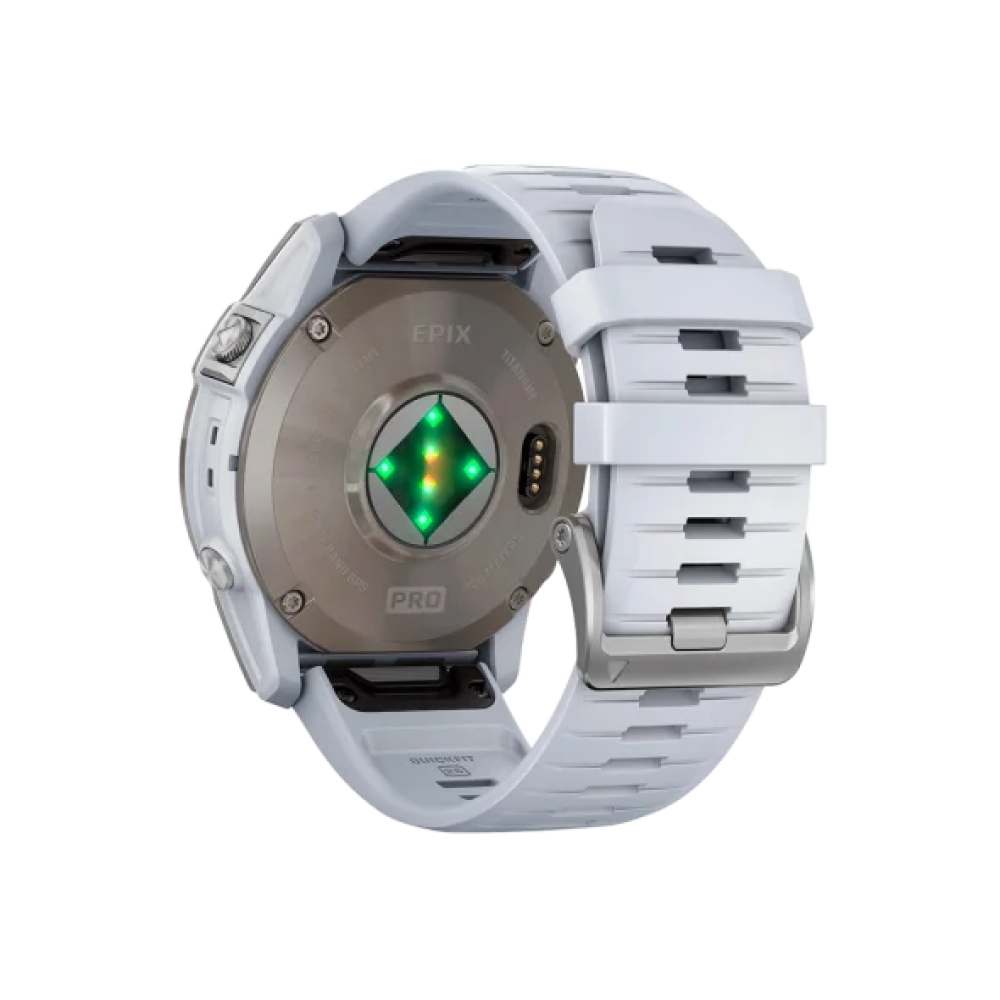 Смарт-годинник Garmin Epix Pro Gen 2 Sapphire 51mm Titanium w. Whitestone Band (010-02804-10/11)