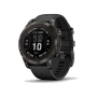 Смарт-годинник Garmin Fenix 7 Pro Sapphire Solar Carbon G. DLC Tit. with Black Band (010-02777-10/11/54)