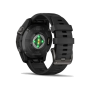 Смарт-годинник Garmin Fenix 7 Pro Sapphire Solar Carbon G. DLC Tit. with Black Band (010-02777-10/11/54)