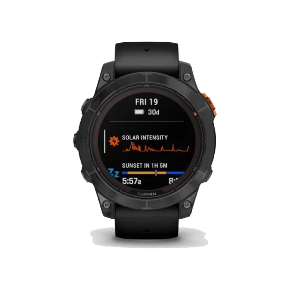 Смарт-годинник Garmin Fenix 7 Pro Solar Slate Gray w. Black Band (010-02777-00/01)