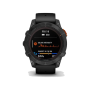 Смарт-годинник Garmin Fenix 7 Pro Solar Slate Gray w. Black Band (010-02777-00/01)