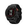 Смарт-годинник Garmin Fenix 7 Pro Solar Slate Gray w. Black Band (010-02777-00/01)