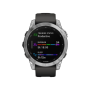 Смарт-годинник Garmin Fenix 7 Silver with Graphite Band (010-02540-00/01)