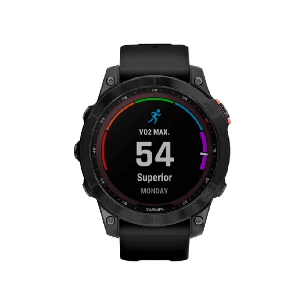 Смарт-годинник Garmin Fenix 7 Solar Slate Gray with Black Band (010-02540-10/11)