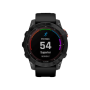Смарт-годинник Garmin Fenix 7 Solar Slate Gray with Black Band (010-02540-10/11)