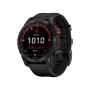 Смарт-годинник Garmin Fenix 7 Solar Slate Gray with Black Band (010-02540-10/11)