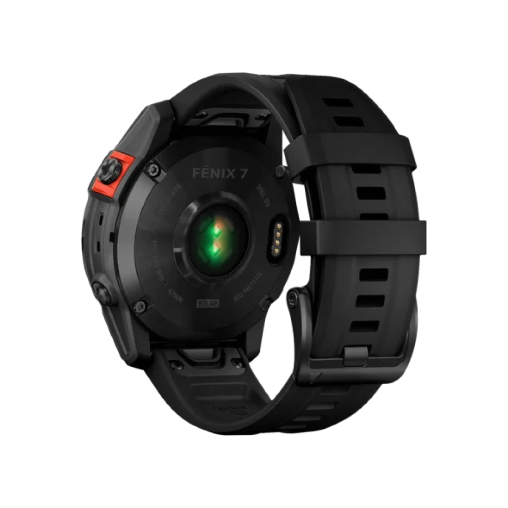 Смарт-годинник Garmin Fenix 7 Solar Slate Gray with Black Band (010-02540-10/11)