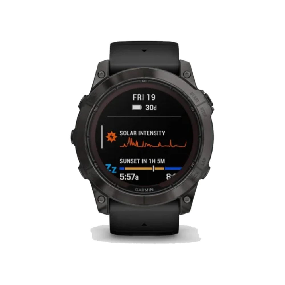 Смарт-годинник Garmin Fenix 7X Pro Sapphire Solar Carbon G. DLC Tit. with Black Band (010-02778-10/11/54)