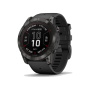 Смарт-годинник Garmin Fenix 7X Pro Sapphire Solar Carbon G. DLC Tit. with Black Band (010-02778-10/11/54)
