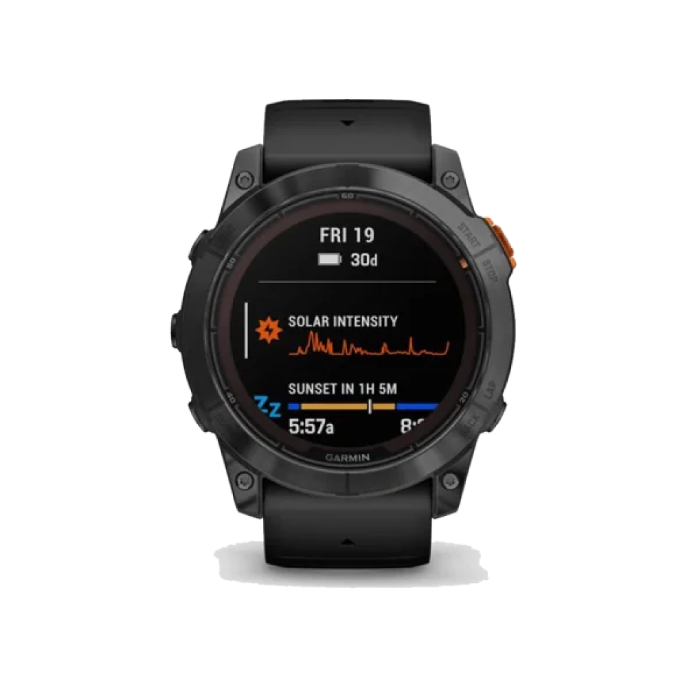 Смарт-годинник Garmin Fenix 7X Pro Solar Slate Gray w. Black Band (010-02778-00/01)