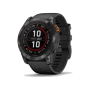 Смарт-годинник Garmin Fenix 7X Pro Solar Slate Gray w. Black Band (010-02778-00/01)
