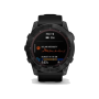 Смарт-годинник Garmin Fenix 7X Sapphire S. Black DLC Titanium w. Black Band (010-02541-22/23/45)