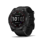 Смарт-годинник Garmin Fenix 7X Sapphire S. Black DLC Titanium w. Black Band (010-02541-22/23/45)
