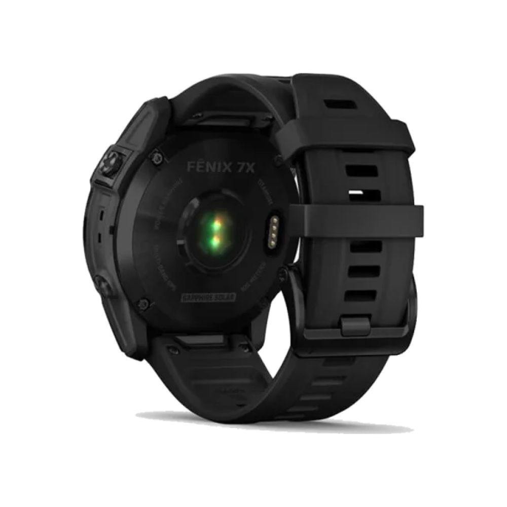 Смарт-годинник Garmin Fenix 7X Sapphire S. Black DLC Titanium w. Black Band (010-02541-22/23/45)