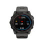 Смарт-годинник Garmin Fenix 7X Sapphire Solar C. Grey DLC Titanium w. Carbon Grey DLC Vented T. Band (010-02541-27)