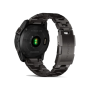 Смарт-годинник Garmin Fenix 7X Sapphire Solar C. Grey DLC Titanium w. Carbon Grey DLC Vented T. Band (010-02541-27)