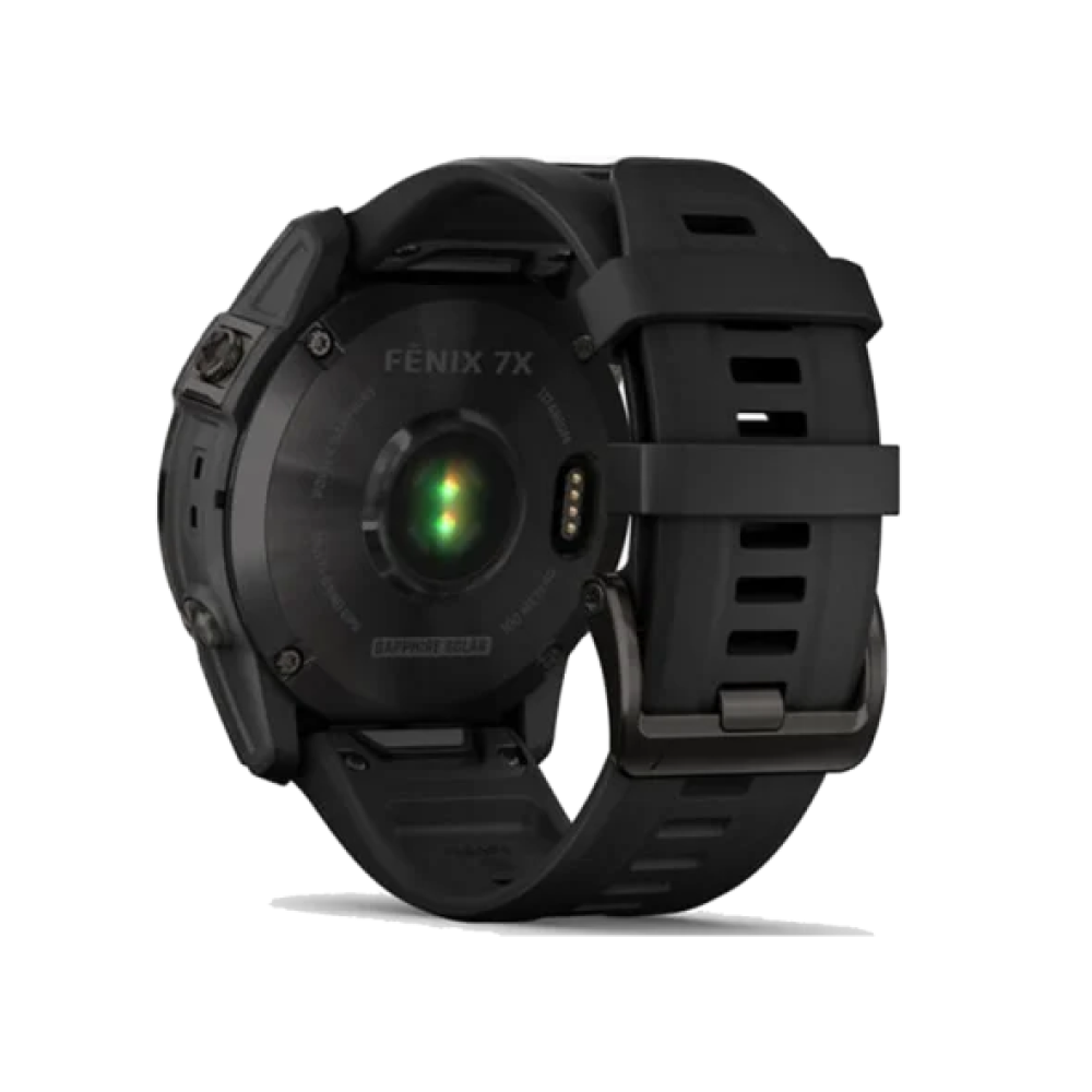 Смарт-годинник Garmin Fenix 7X Sapphire Solar Carbon Gray DLC Titanium with Black Band (010-02541-10/11/34)