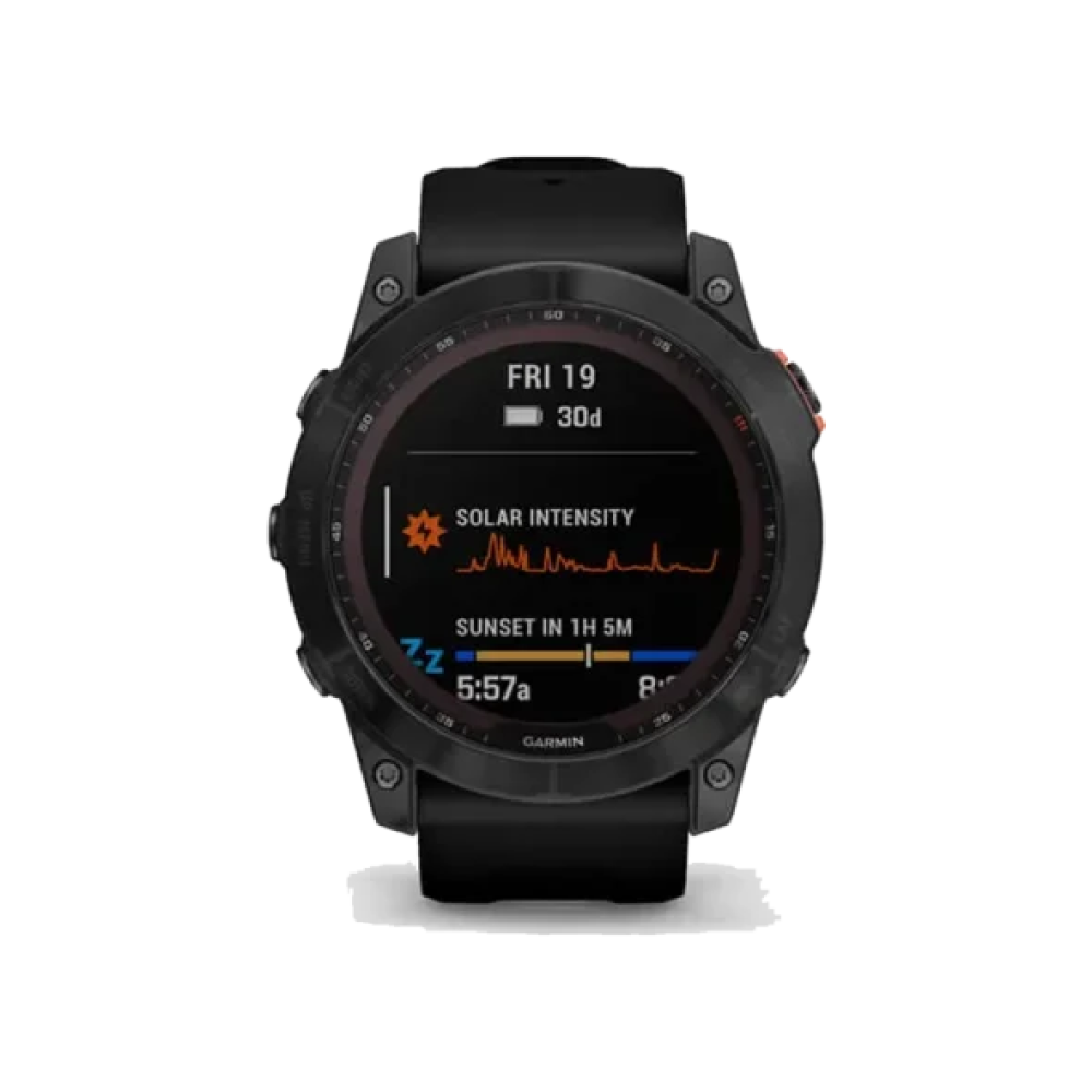 Смарт-годинник Garmin Fenix 7X Solar Slate Gray with Black Band (010-02541-00/01/0A)