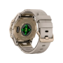 Смарт-годинник Garmin Fenix 8 43mm AMOLED Sapphire Soft Gold with Limestone Leather Band (010-02903-40)