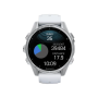 Смарт-годинник Garmin Fenix 8 43mm AMOLED Silver with Whitestone Silicone Band (010-02903-00/06)