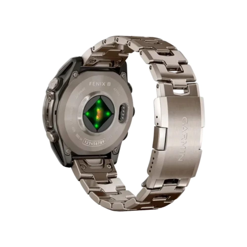 Смарт-годинник Garmin Fenix 8 47mm AMOLED Sapphire Titanium with Vented Titanium Bracelet (010-02904-40)