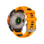 Смарт-годинник Garmin Fenix 8 47mm AMOLED Sapphire Titanium w. Spark Orange/Graphite Silicone Band (010-02904-10/11/19)
