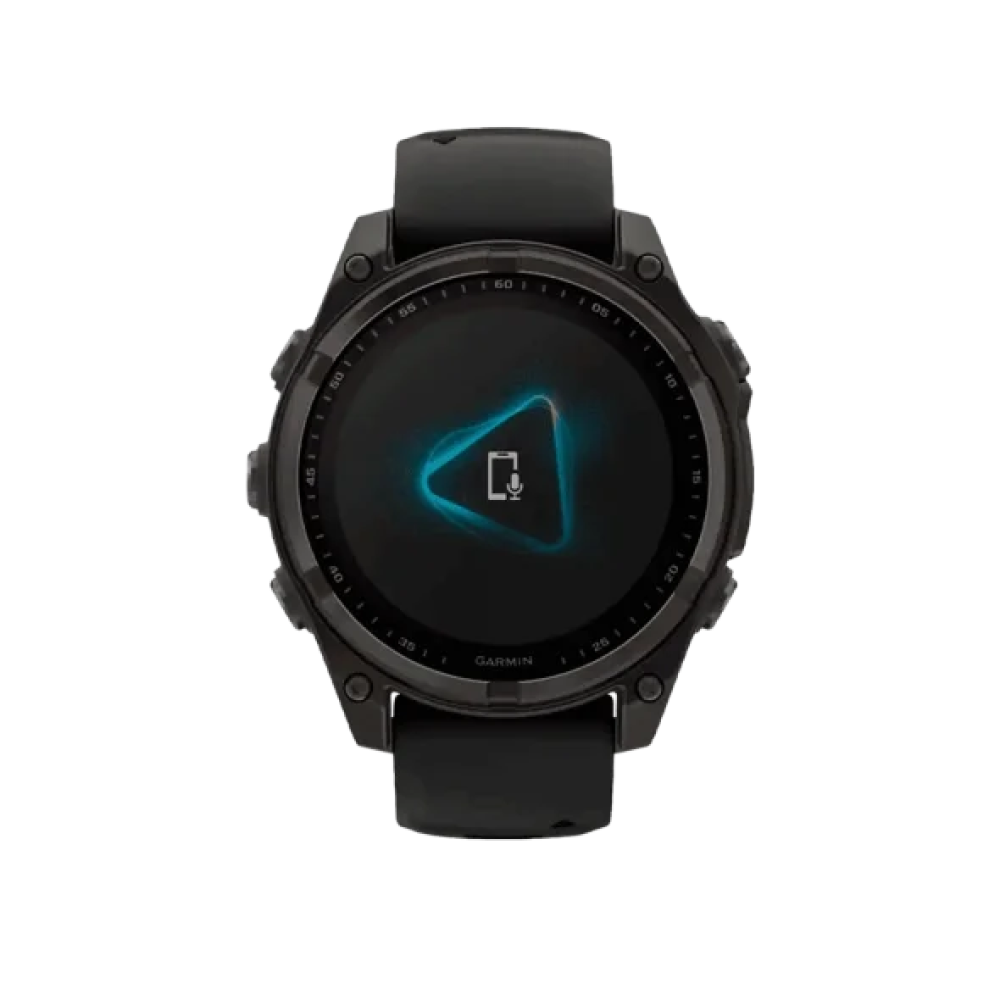 Смарт-годинник Garmin Fenix 8 47mm Solar Sapphire Carbon Gray DLC Titanium w. Black/Pebble Gray S. Band (010-02906-10/11)