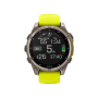 Смарт-годинник Garmin Fenix 8 47mm Solar Sapphire Titanium w. Amp Yellow/Graphite Silicone Band (010-02906-20/21)