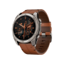 Смарт-годинник Garmin Fenix 8 51mm AMOLED Sapphire Carbon grey DLC w. Chestnut Leather Band (010-02905-40)
