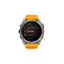Смарт-годинник Garmin Fenix 8 51mm AMOLED Sapphire Titanium w. Spark Orange/Graphite Silicone Band (010-02905-10/11/53)