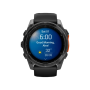 Смарт-годинник Garmin Fenix 8 51mm AMOLED Slate Gray with Black Silicone Band (010-02905-00)
