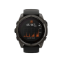 Смарт-годинник Garmin Fenix 8 51mm Solar Sapphire Carbon Gray DLC Titanium w. Black/Pebble Gray S. Band (010-02907-10/11)
