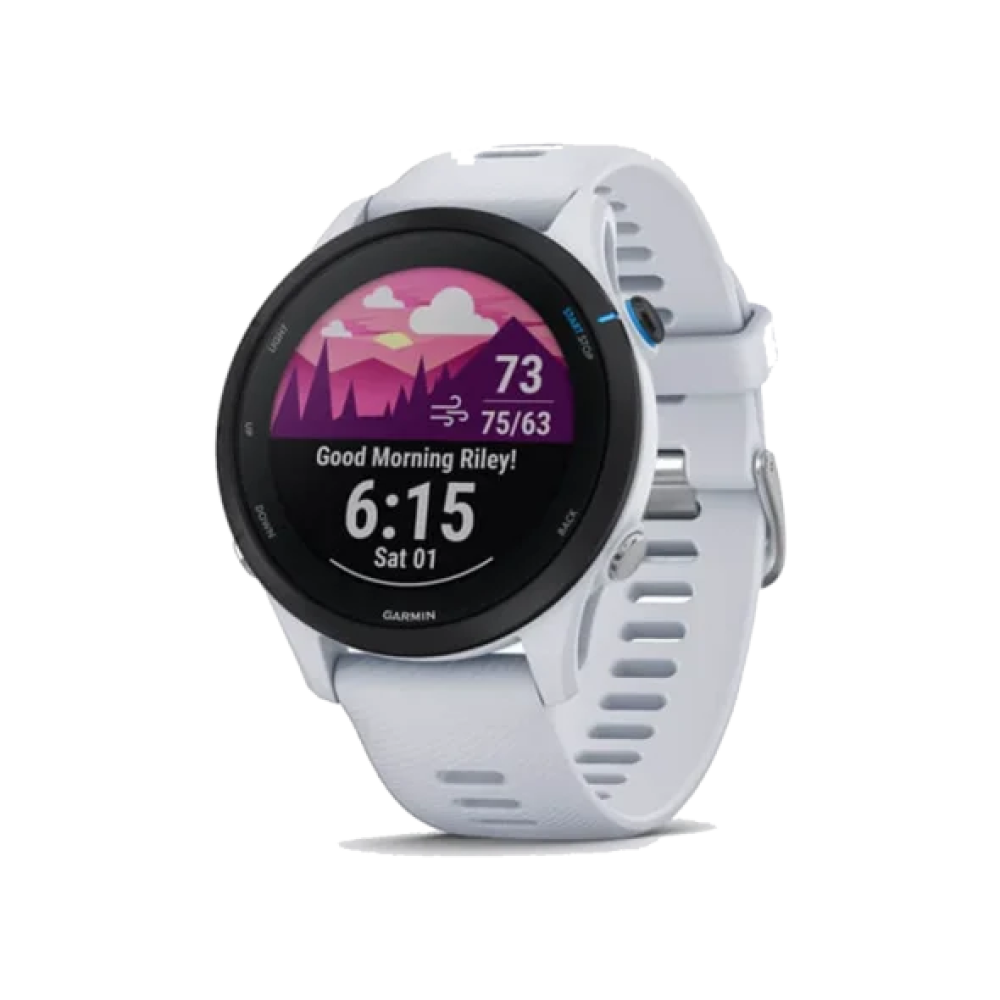 Смарт-годинник Garmin Forerunner 255 Music Whitestone (010-02641-21/31/58)