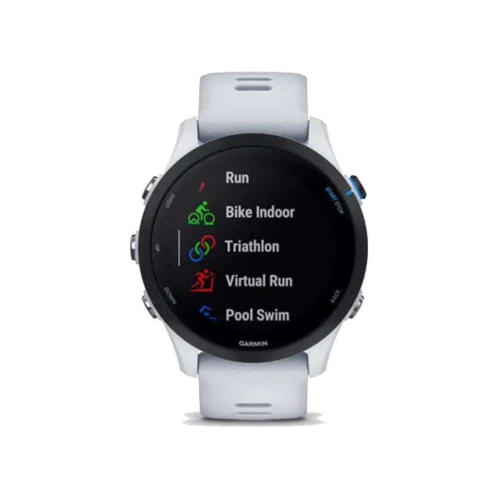 Смарт-годинник Garmin Forerunner 255 Music Whitestone (010-02641-21/31/58)