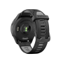 Смарт-годинник Garmin Forerunner 265 Black Bezel and Case w. Black/Powder Gray Silicone Band (010-02810-00/10/50)