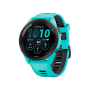 Смарт-годинник Garmin Forerunner 265 Black Bezel w. Aqua Case and Aqua/Black Silicone Band (010-02810-02/12/52)