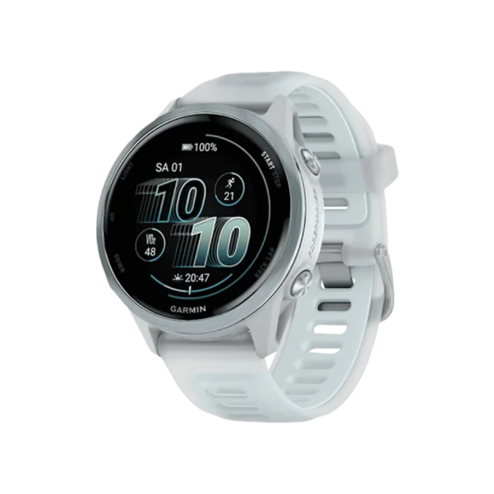 Смарт-годинник Garmin Forerunner 570 42mm Cloud Blue Aluminum w. Translucent Whitestone/Cloud Blue Band (010-02970-01)