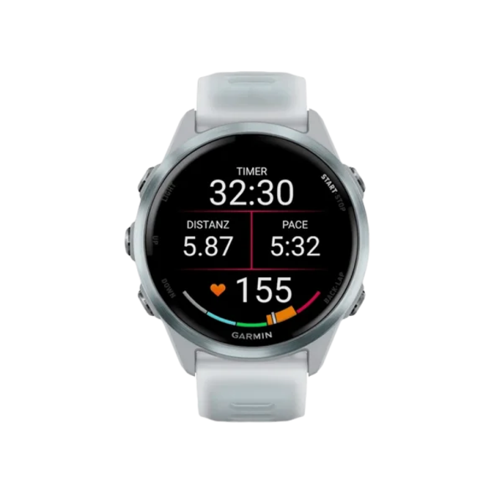 Смарт-годинник Garmin Forerunner 570 42mm Cloud Blue Aluminum w. Translucent Whitestone/Cloud Blue Band (010-02970-01)