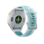 Смарт-годинник Garmin Forerunner 570 47mm Amp Yellow Aluminum w. Translucent Whitestone/Turquoise Band (010-02971-01)
