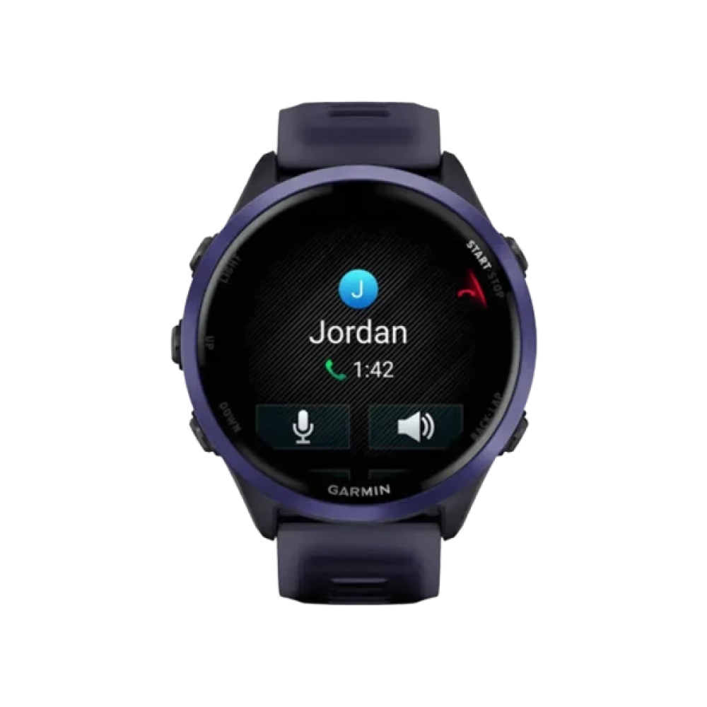 Смарт-годинник Garmin Forerunner 570 47mm Indigo Aluminium w. Translucent Imperial Purple/Indigo Band (010-02971-02)