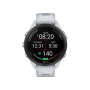 Смарт-годинник Garmin Forerunner 965 Titanium Bezel w. Whiteston Case and Whiteston/Powder Gray S. Band (010-02809-01/11)