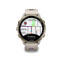 Смарт-годинник Garmin Forerunner 970 Soft Gold Titanium w. French Gray C. and French Gray/T. Indigo Band (010-02969-02/12)