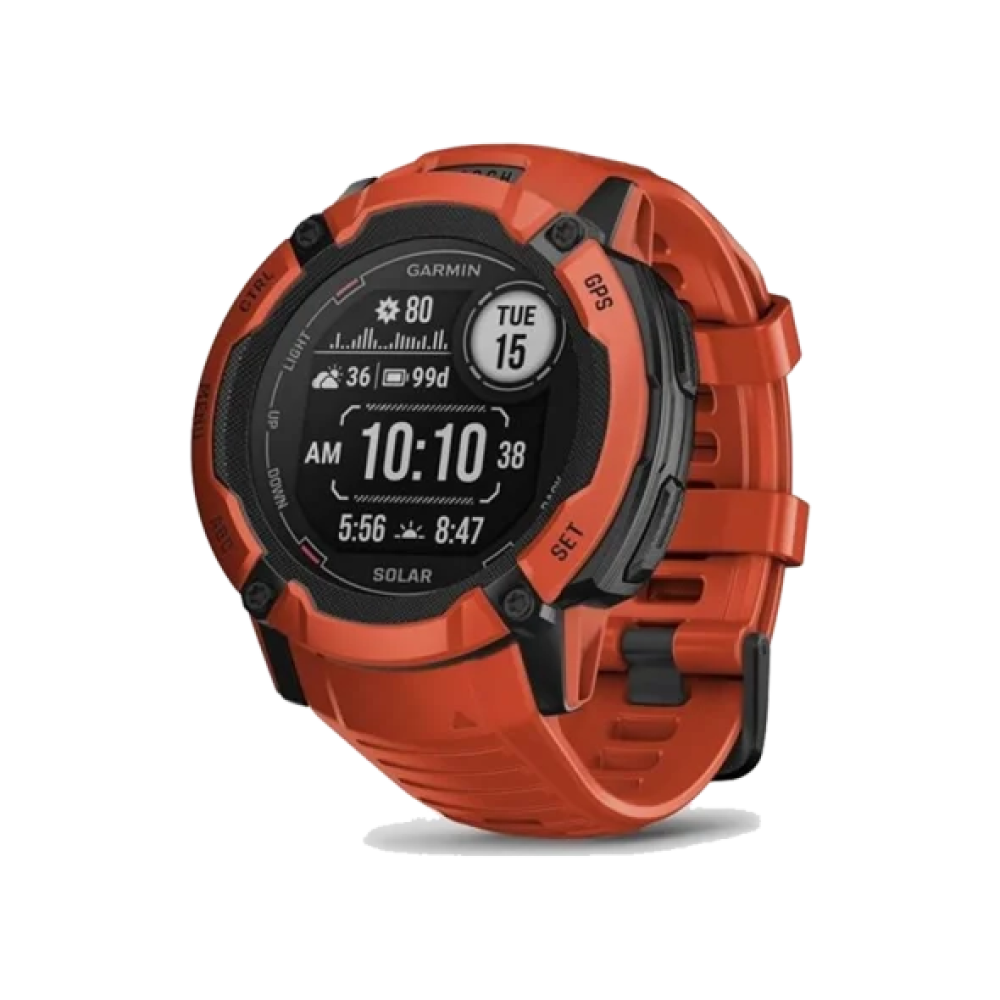 Смарт-годинник Garmin Instinct 2X Solar Flame Red (010-02805-11/01)
