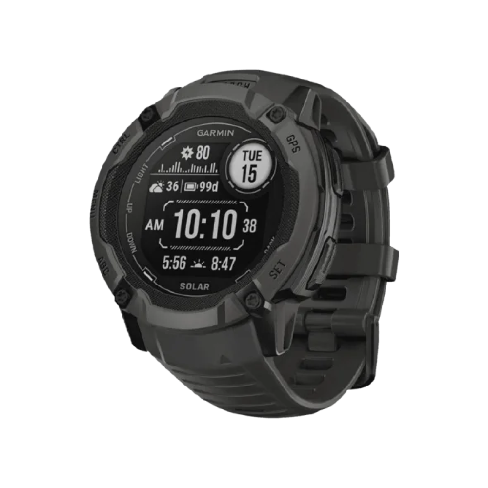 Смарт-годинник Garmin Instinct 2X Solar Graphite (010-02805-10/00/24)