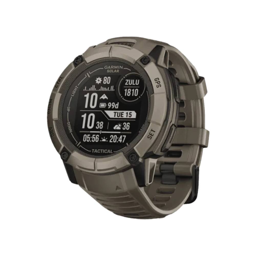 Смарт-годинник Garmin Instinct 2X Solar - Tactical Edition Coyote Tan (010-02805-12/02/64)